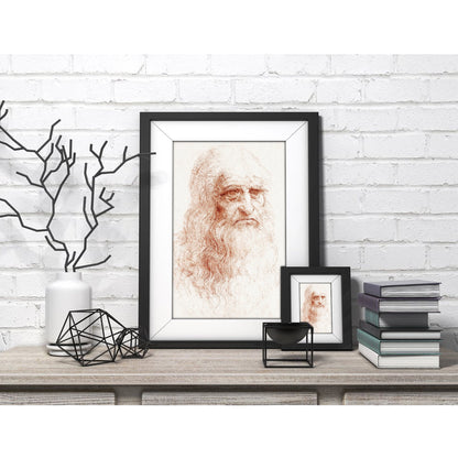 Leonardo da Vinci Self-portrait Art Print