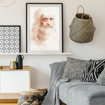 Leonardo da Vinci Self-portrait Art Print