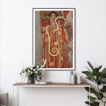 Hygieia by Gustav Klimt Art Print