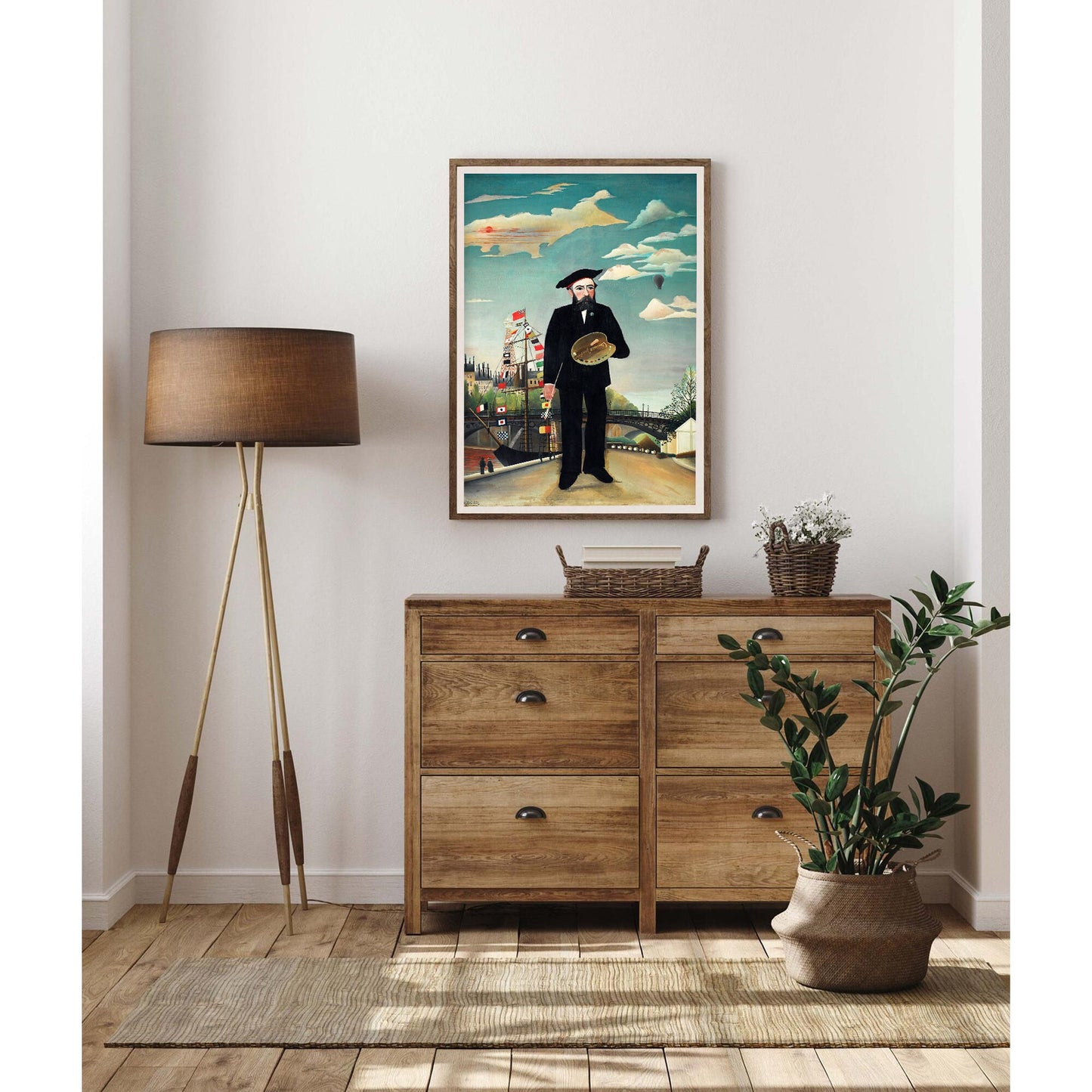 Henri Rousseau Self Portrait Art Print