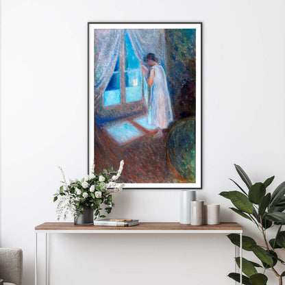 The Girl by the Window by Edvard Munch Art Print