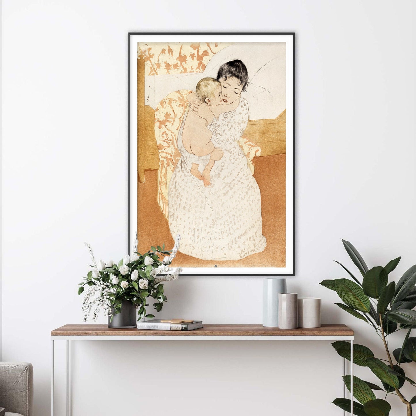 Maternal Caress by Mary Cassatt Art Print