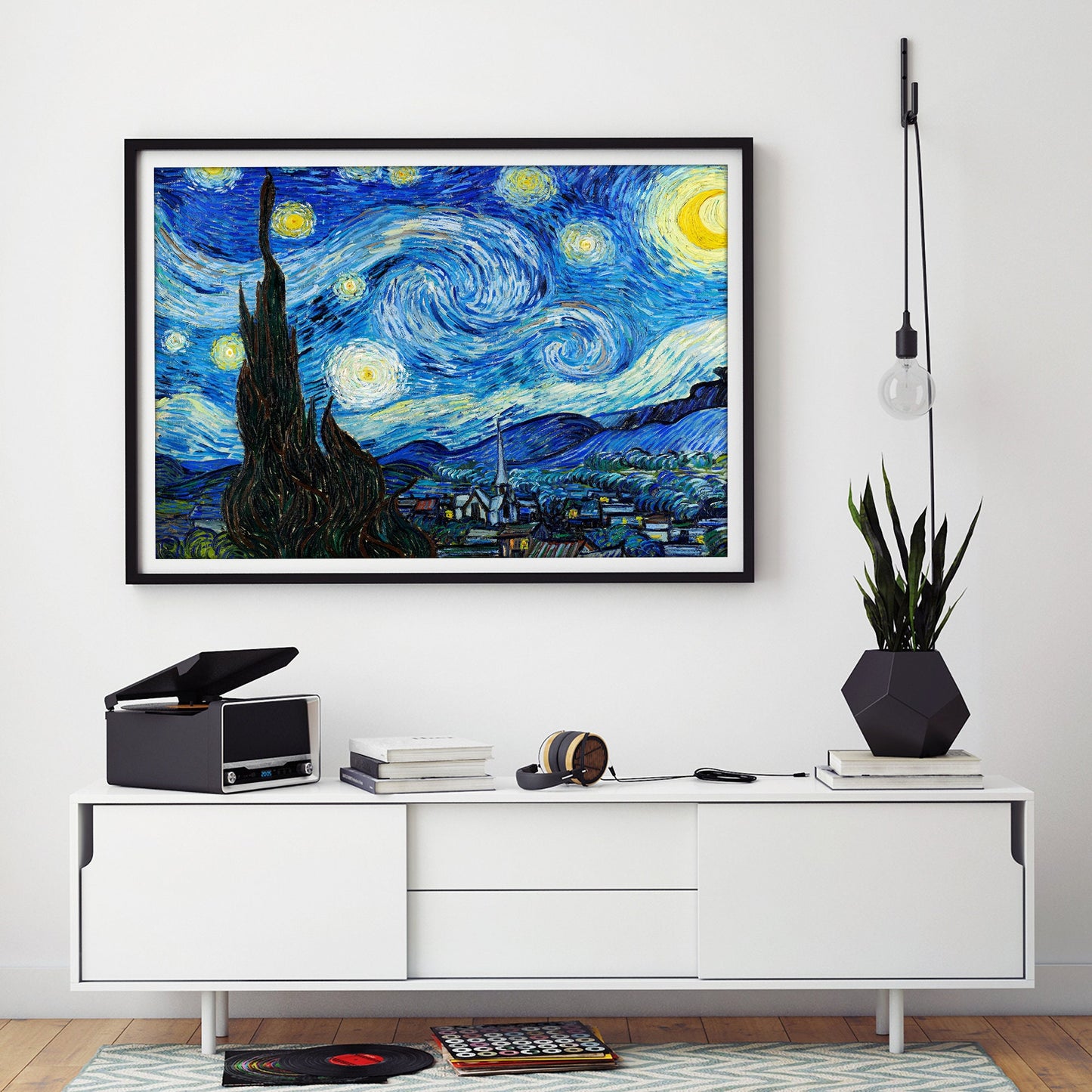 The Starry Night by Vincent Van Gogh Art Print