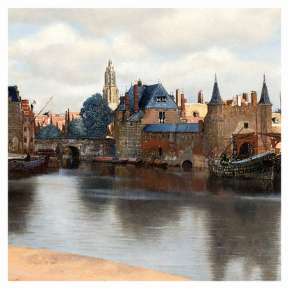 View of Delf by Johannes Vermeer Art Print