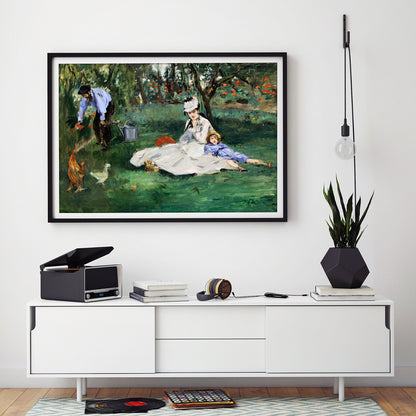 The Monet Family - Claude Monet - Art Print