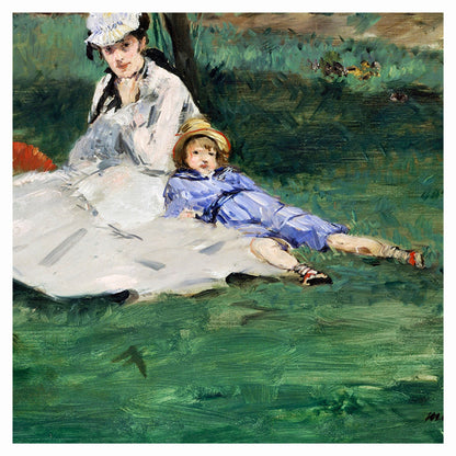 The Monet Family - Claude Monet - Art Print