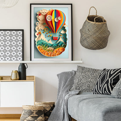 Hot Air Balloon Nursery Art